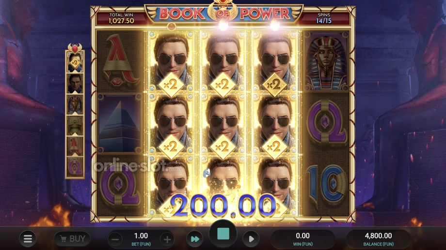book of power slot power free spins feature