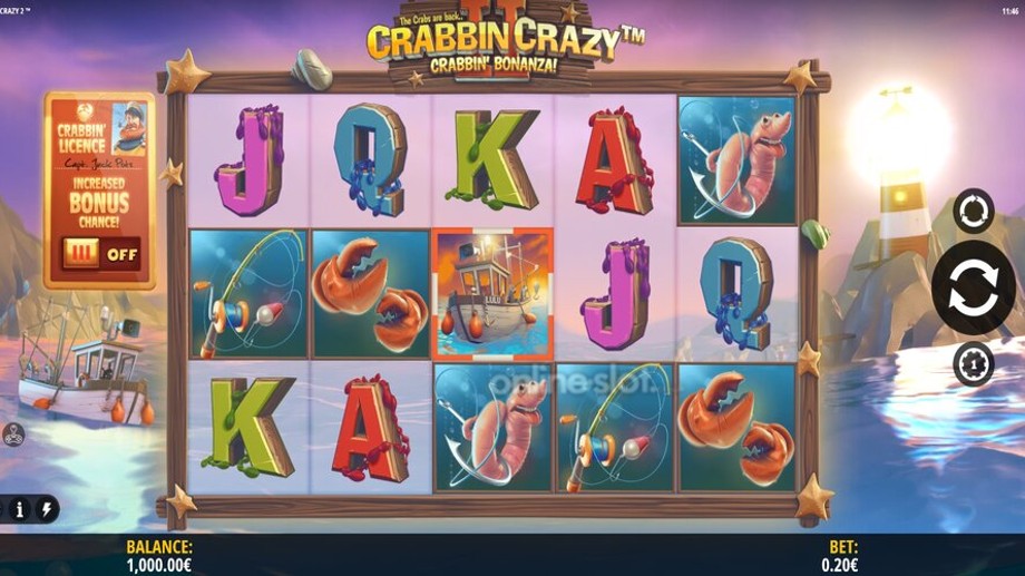 crabbin crazy 2 slot base game