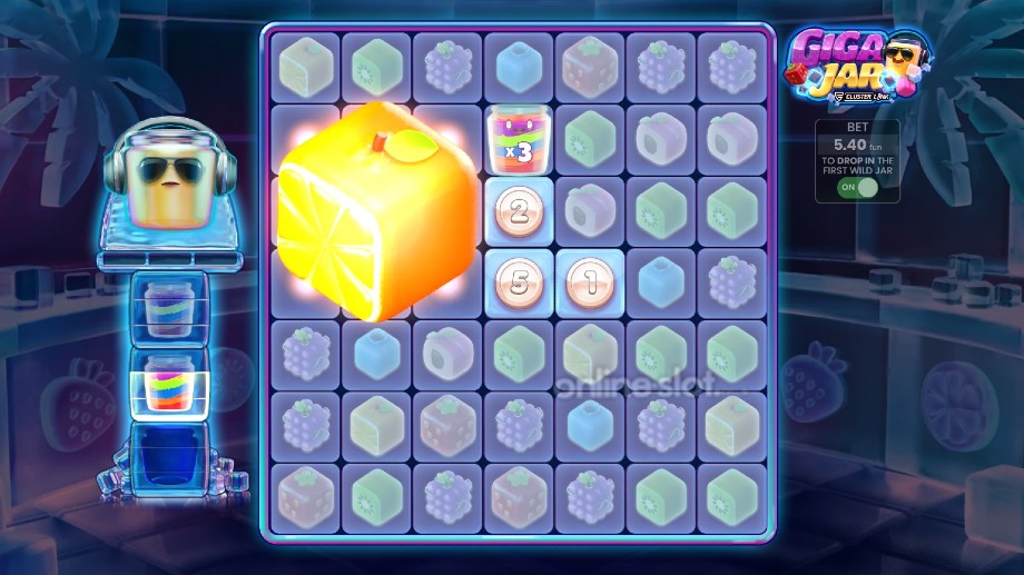 giga jar slot snowball feature