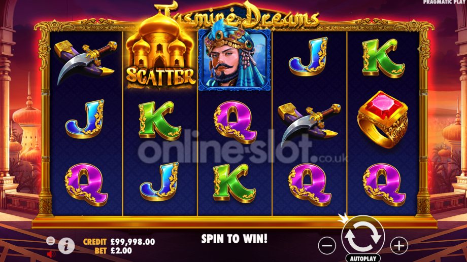 jasmine dreams slot base game