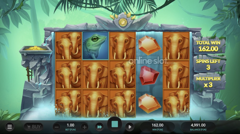 jungle jamboree slot free spins feature