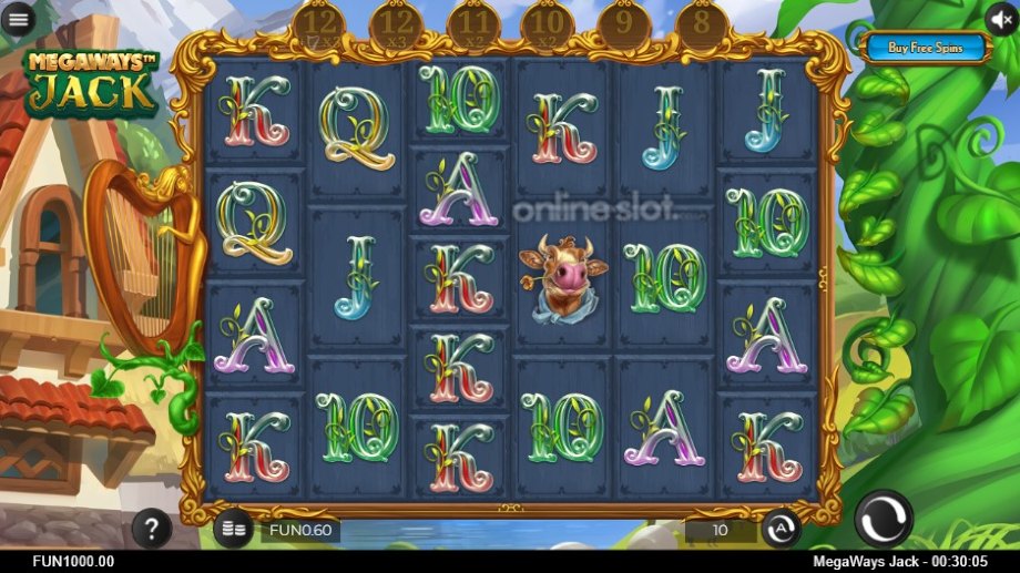 megaways jack slot base game