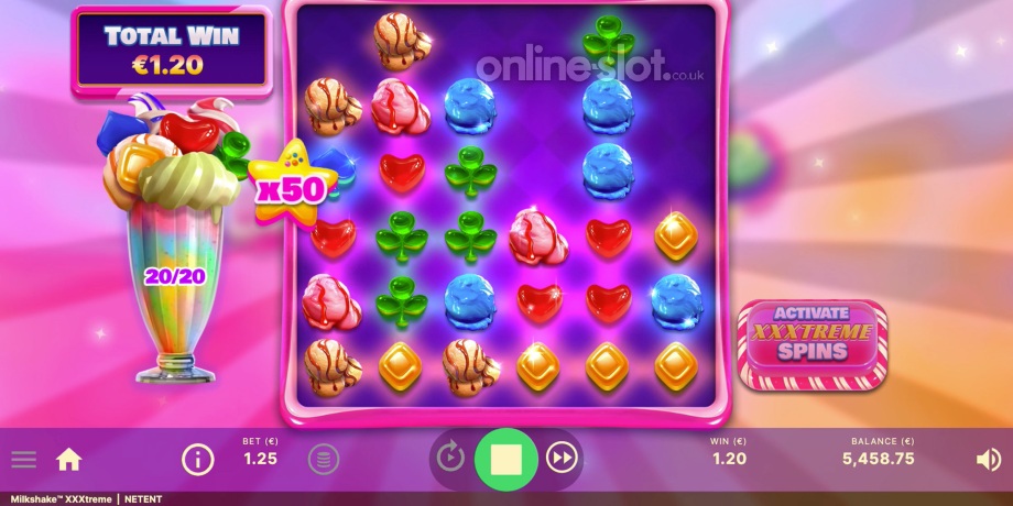milkshake xxxtreme slot milkshake feature