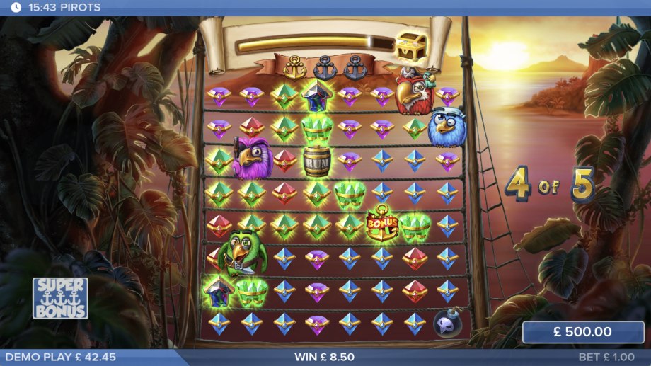 pirots slot free drops feature