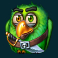 pirots slot green bird symbol