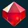 pirots slot red gem symbol