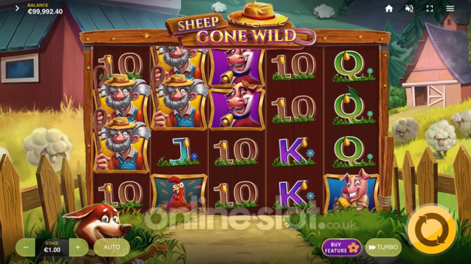 sheep gone wild slot base game