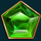the race megaways slot green gem symbol