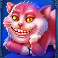 the red queen slot cheshire cat symbol