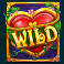the red queen slot heart wild symbol