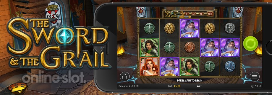the sword and the grail mobile slot