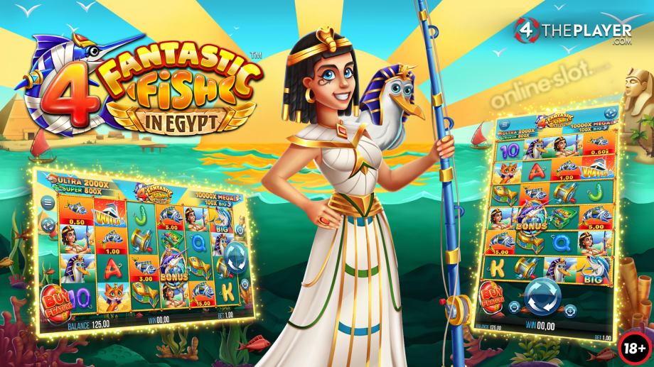 4 fantastic fish in egypt mobile slot