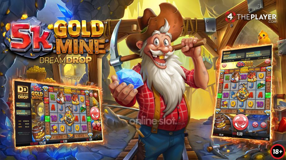 5k gold mine dream drop mobile slot