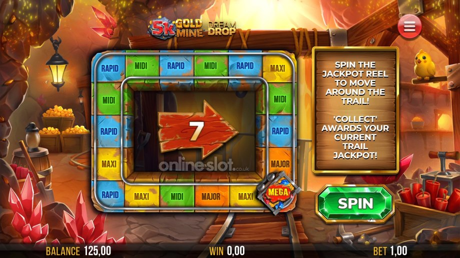 5k gold mine dream drop slot dream drop jackpot feature
