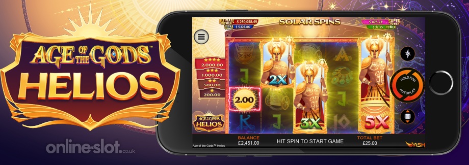 age of the gods helios mobile slot