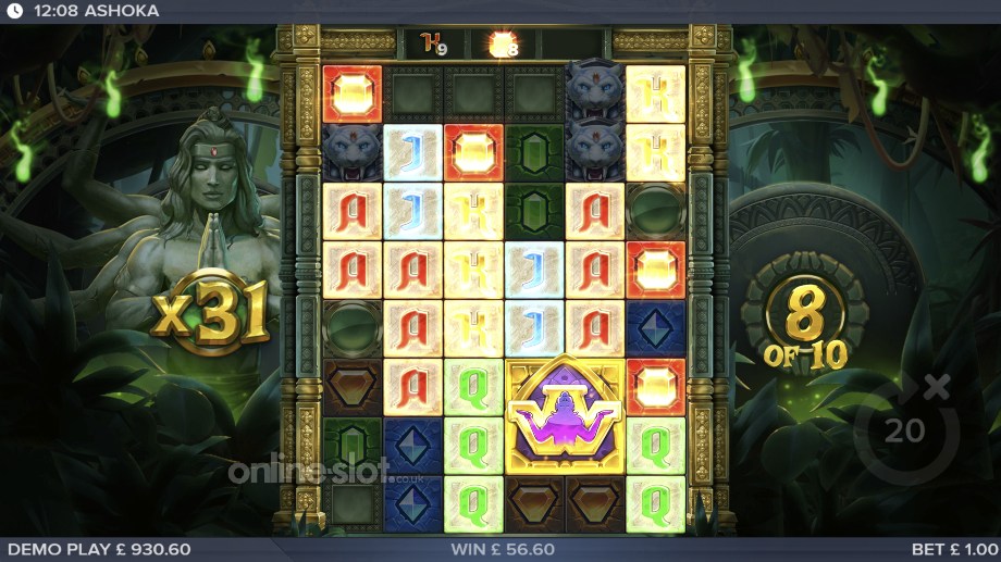 ashoka slot free drops bonus feature