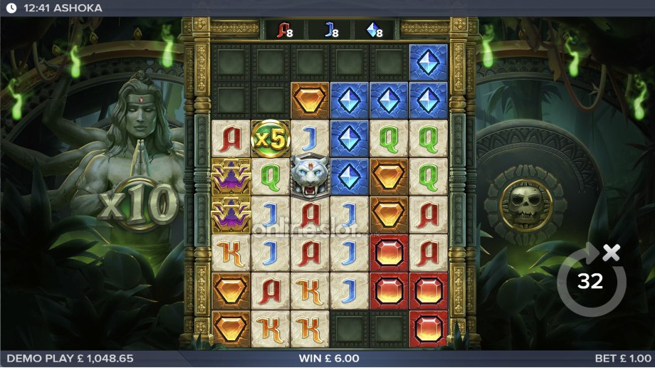 ashoka slot multiplier feature