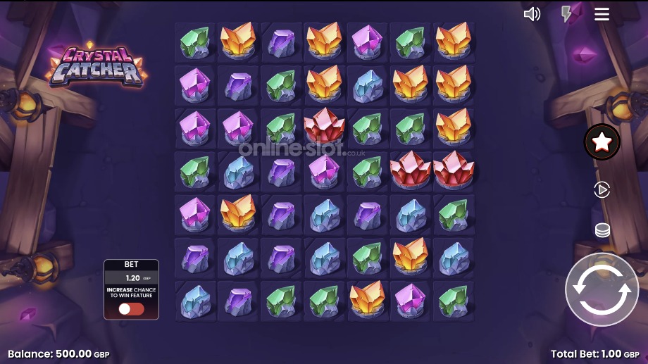 crystal catcher slot base game