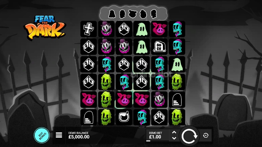 fear the dark slot base game