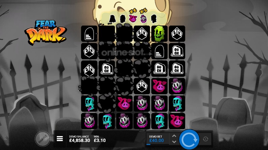 fear the dark slot moon man featurespins feature