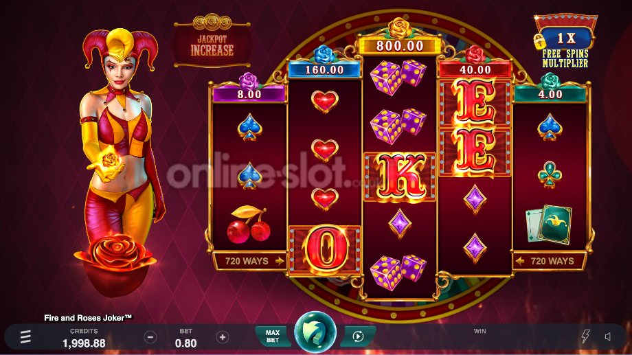 fire and roses joker slot base game