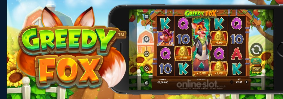 greedy fox slot base game