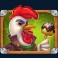 greedy fox slot rooster symbol