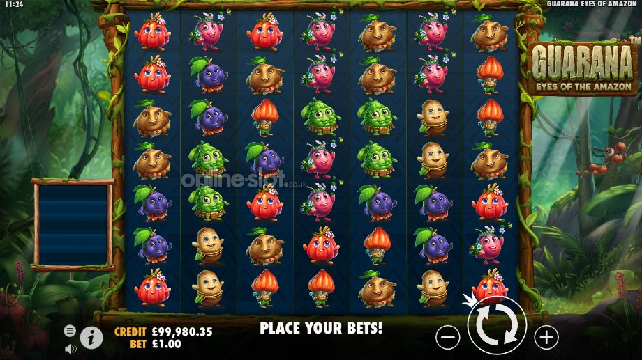 guarana eyes of the amazon slot base game