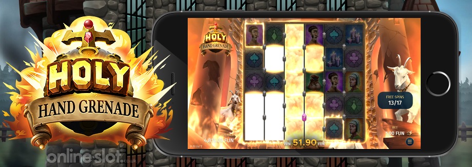 holy hand grenade mobile slot