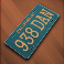 kiss my chainsaw slot number plate symbol