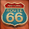 kiss my chainsaw slot route 66 sign symbol
