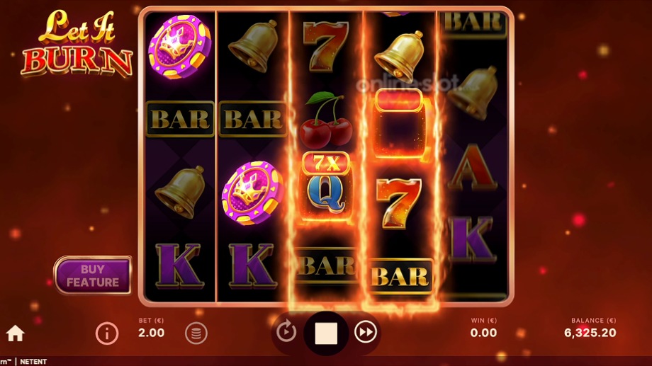 let it burn slot base game