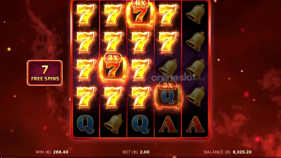 let it burn slot free spins feature