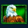 megajackpots majestic buffalo slot eagle symbol