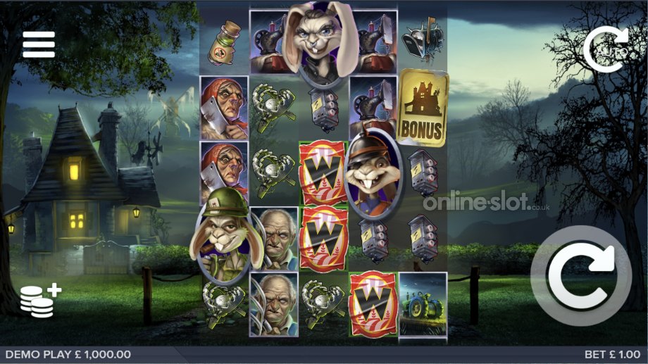 rabbit royale slot base game