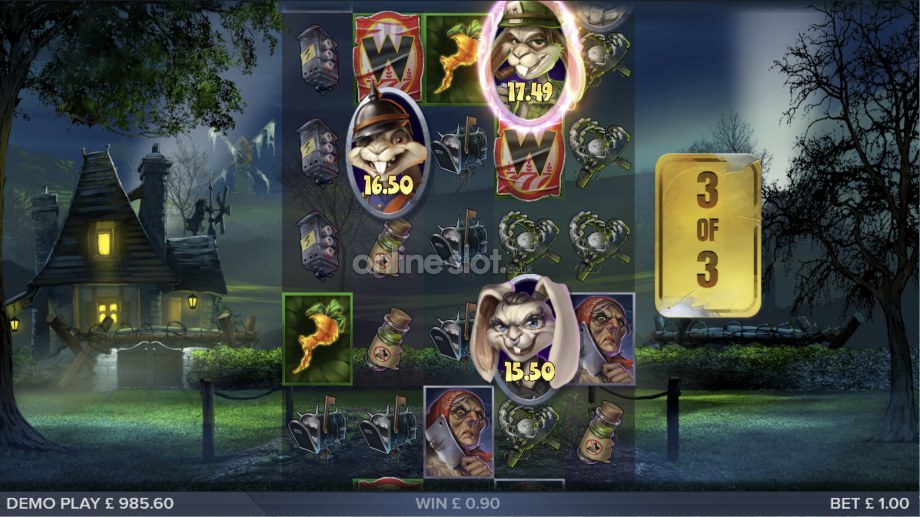 rabbit royale slot bonus game feature