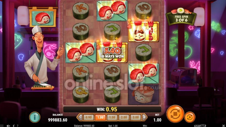 slashimi slot free spins