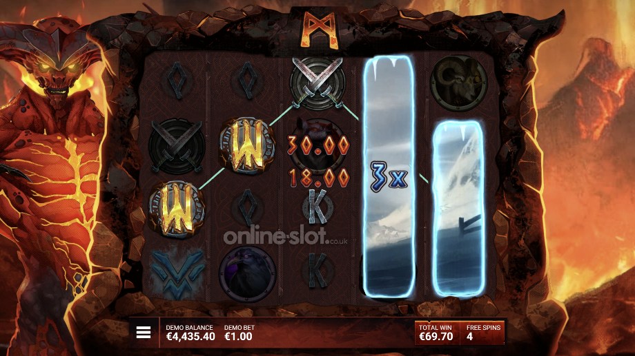 stormforged slot surturs vengeance bonus feature