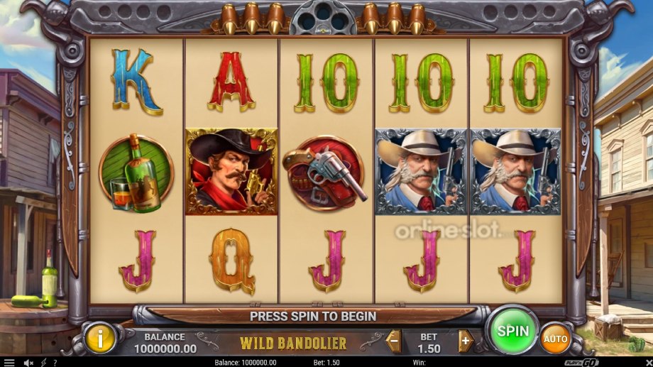 wild bandolier slot base game