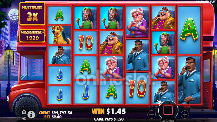 wild celebrity bus megaways slot free spins
