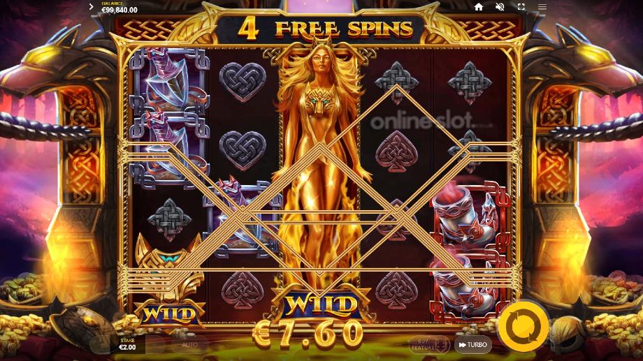 wolfkin slot free spins feature
