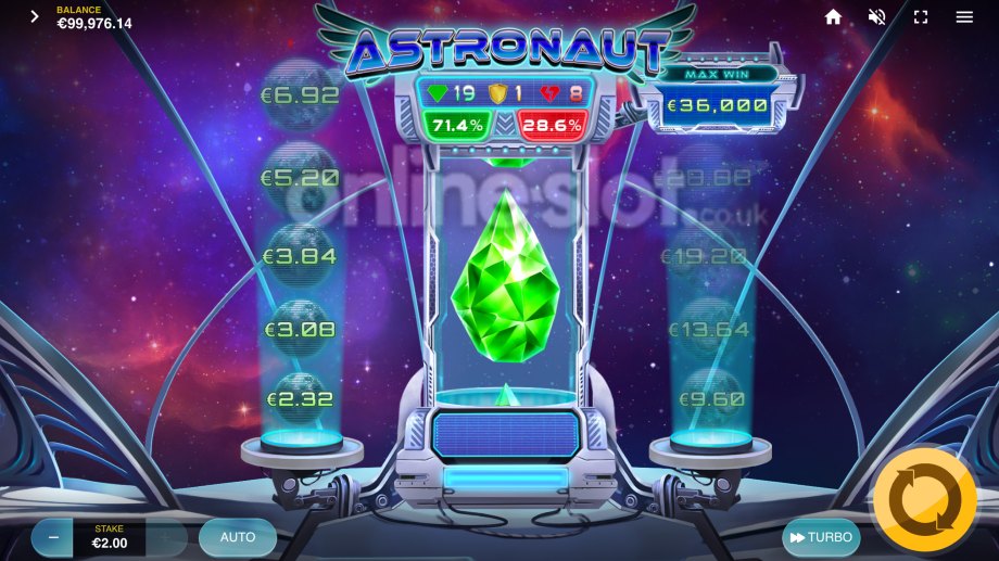 astronaut slot base game