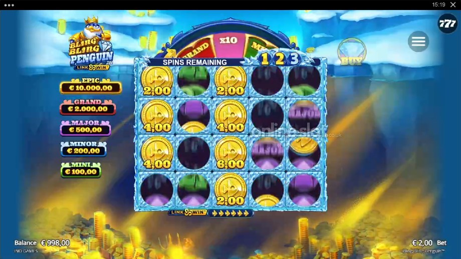 bling bling penguin slot link and win feature