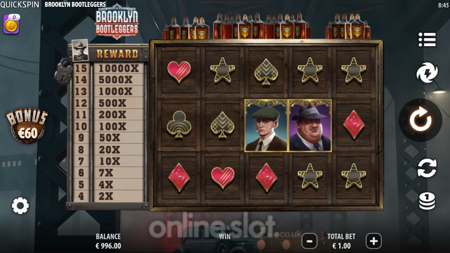 brooklyn bootleggers slot base game