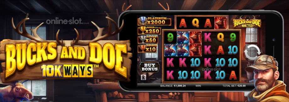 bucks and doe 10k ways mobile slot
