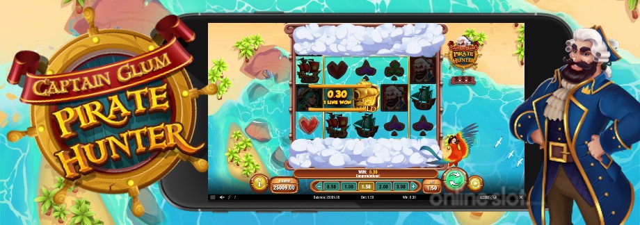 captain glum pirate hunter mobile slot