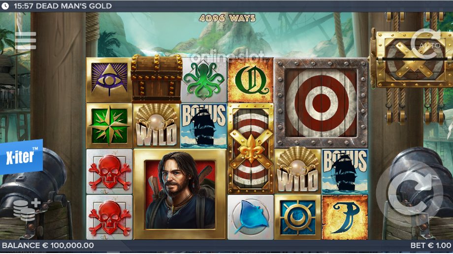 dead mans gold slot base game