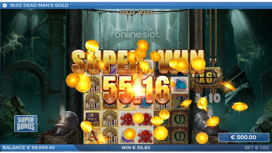 dead mans gold slot bonus game feature