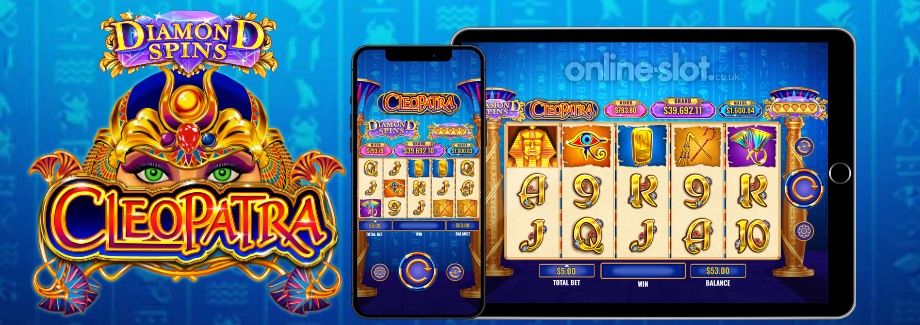 diamond spins cleopatra mobile slot