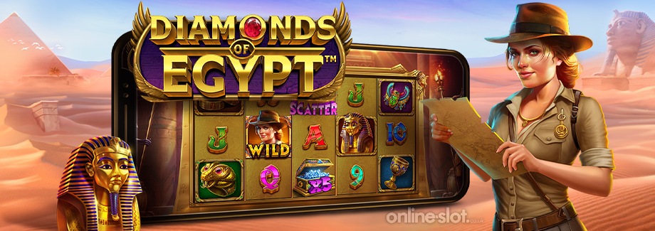 diamonds of egypt mobile slot